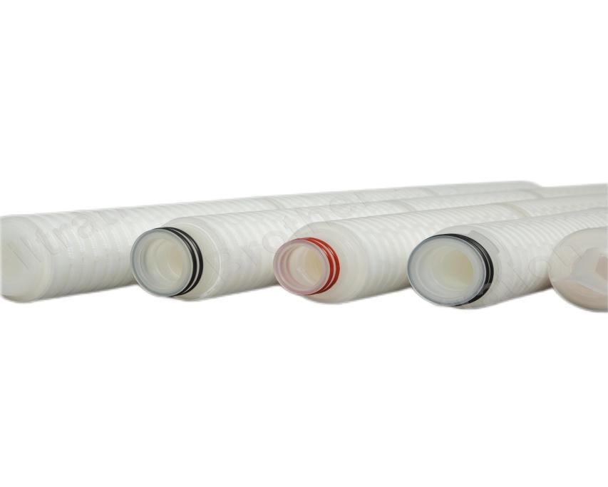 Depth pleated filter cartridge