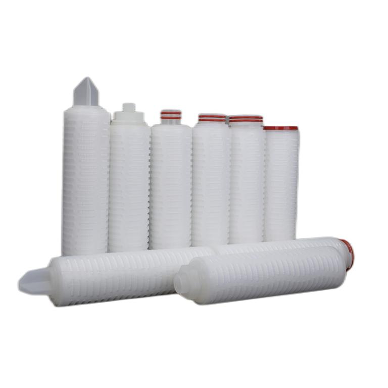 Membrane pleated filter cartridge