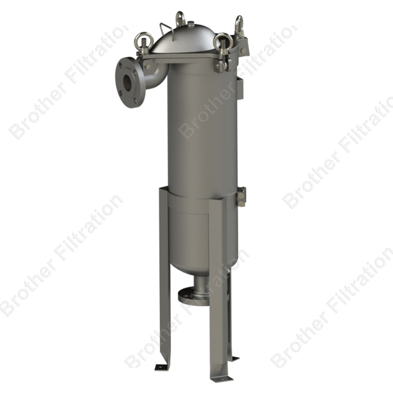 single bag filter housing