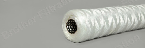 How does a string wound filter cartridge work