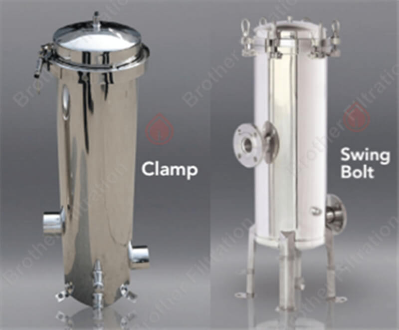 SUS multi cartridge filter housing