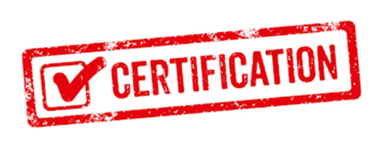certification