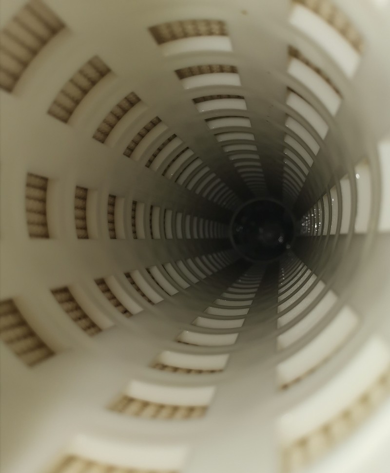 the state of a qualified filter element after use