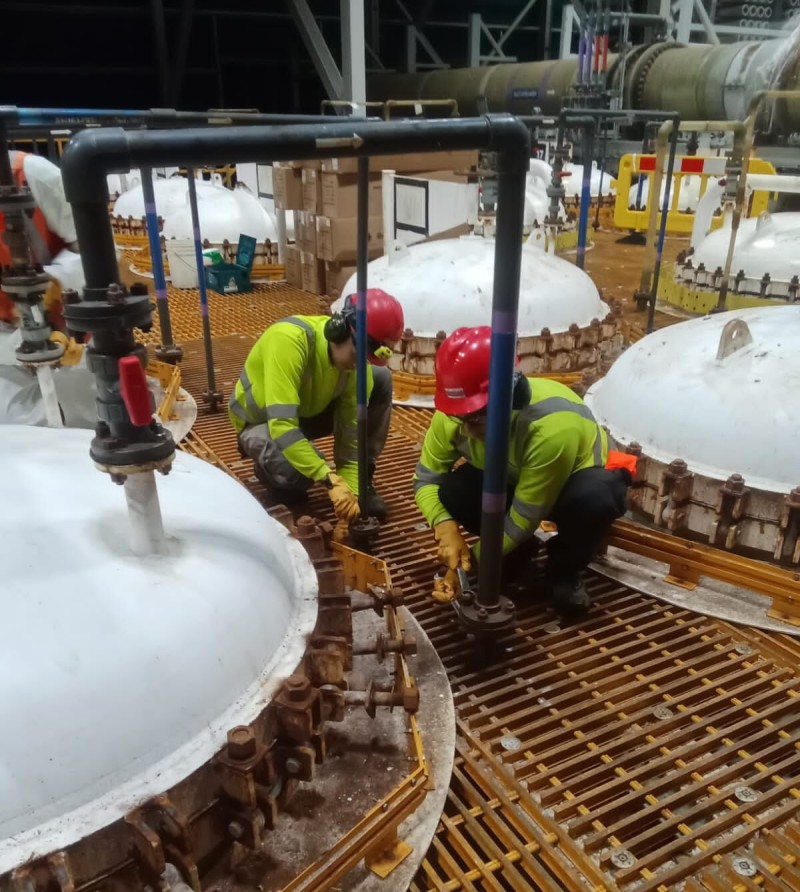 filter cartridge installed