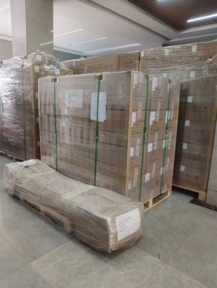 FRP filter housing packaging