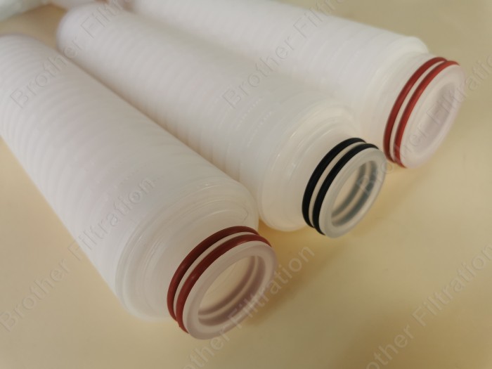 The micron rating of the filter