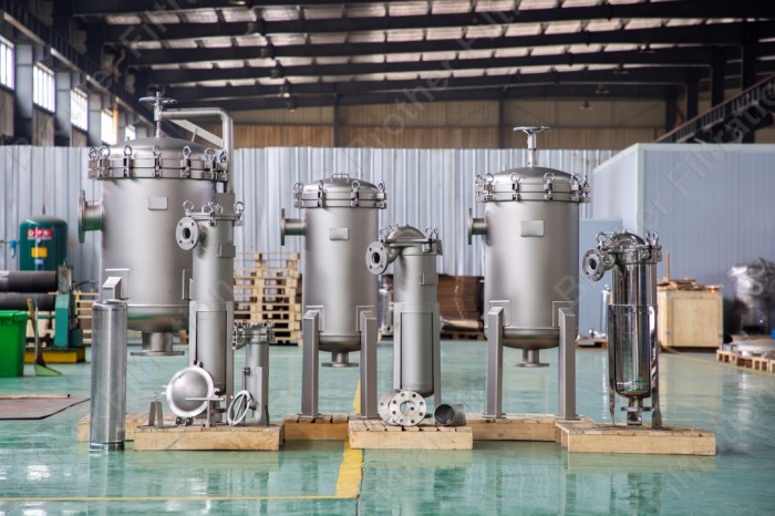 collections of stainless steel filter housing